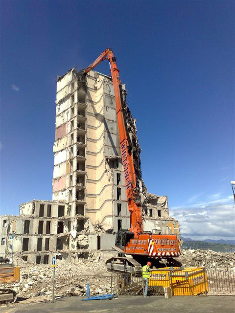 Разрушитель (demolition) kocurek kuhr Работы на высоте 70 м