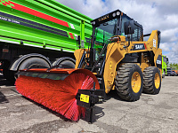 мини погрузчик с щеткой sany ss270v Мини погрузчики Sany