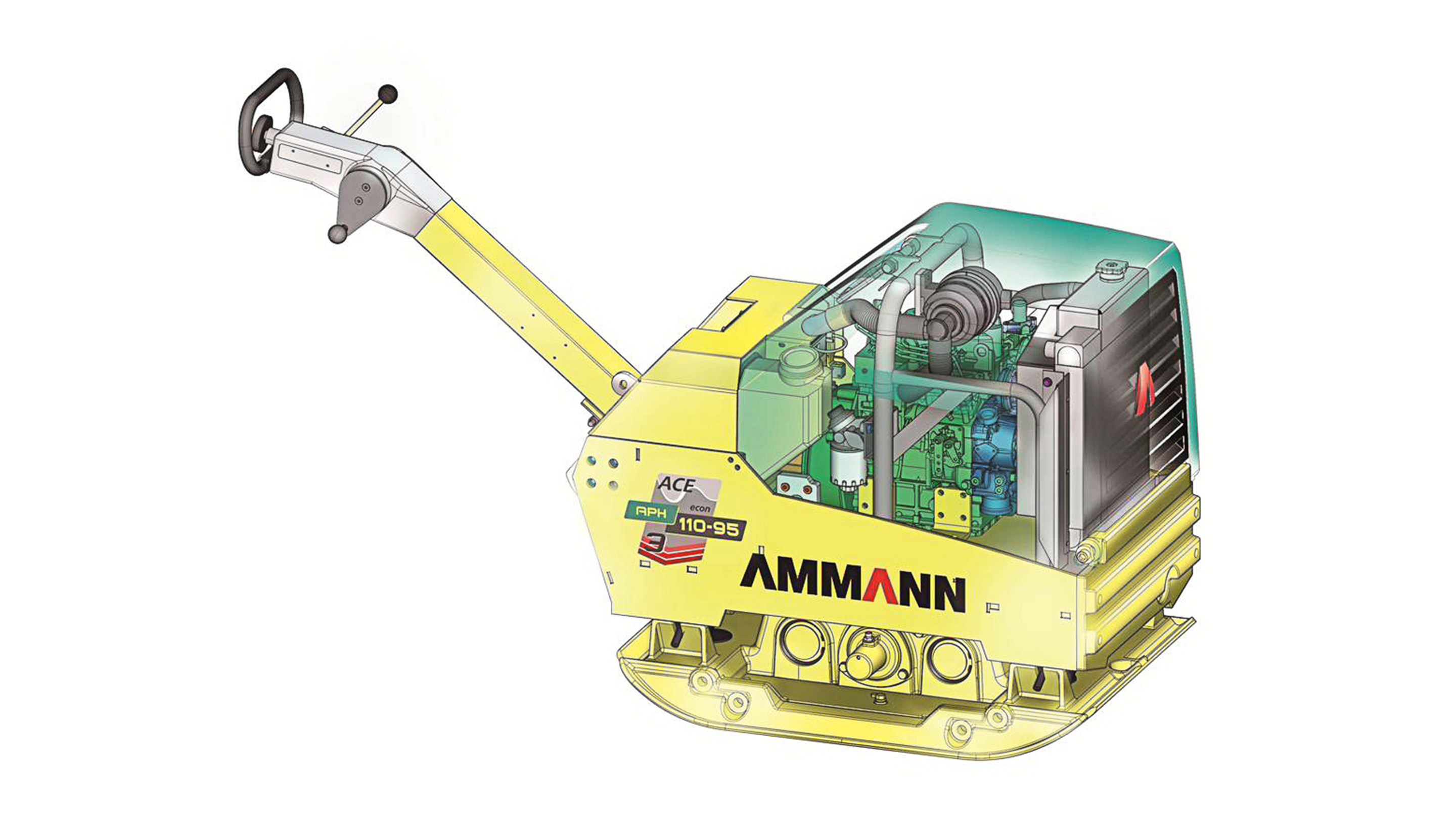 Гидростатическая виброплита ammann aph 110-95 diesel Виброплиты Ammann