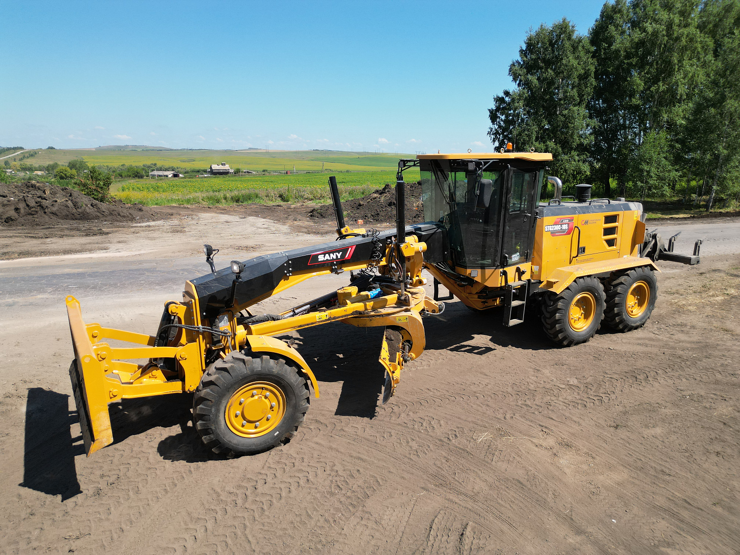 автогрейдер sany stg230c-10s awd – полноприводный 6х6 Грейдеры