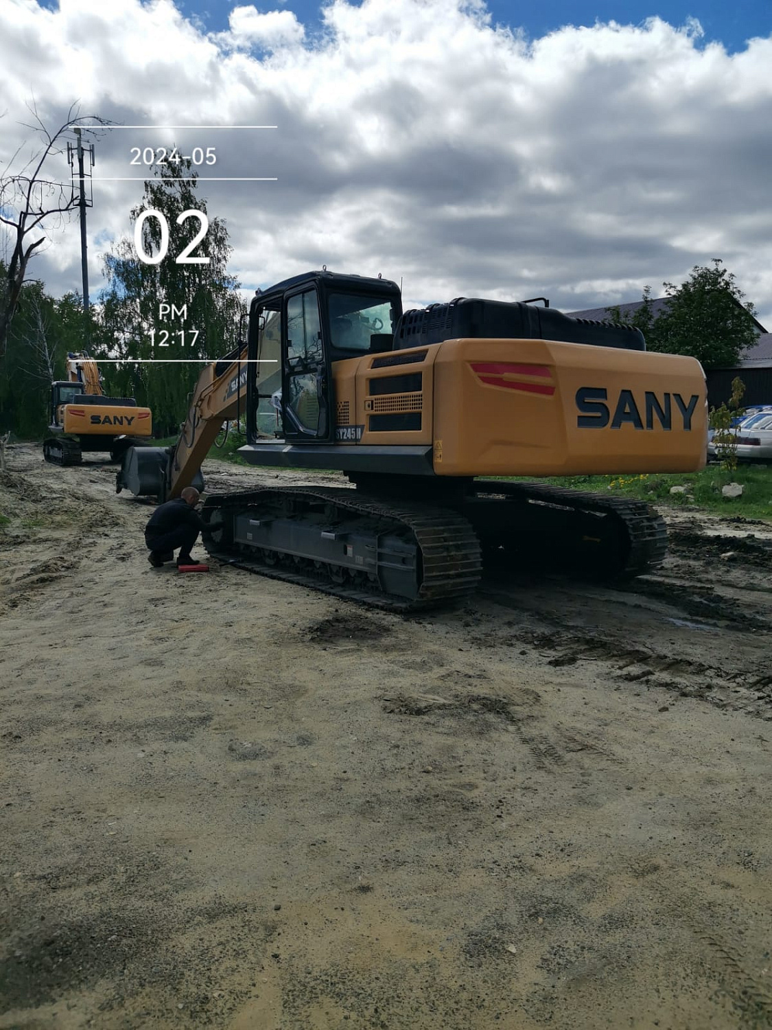 экскаватор гусеничный sany sy245h Гусеничные экскаваторы Sany