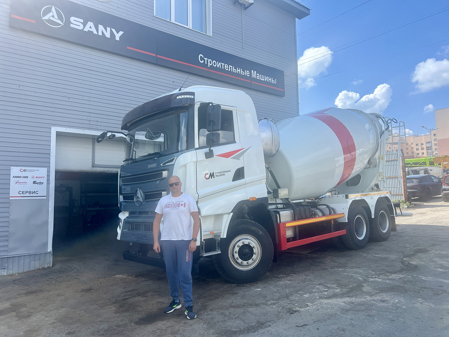 автобетоносмеситель sany sy310c-6w (v) Автобетоносмесители Sany