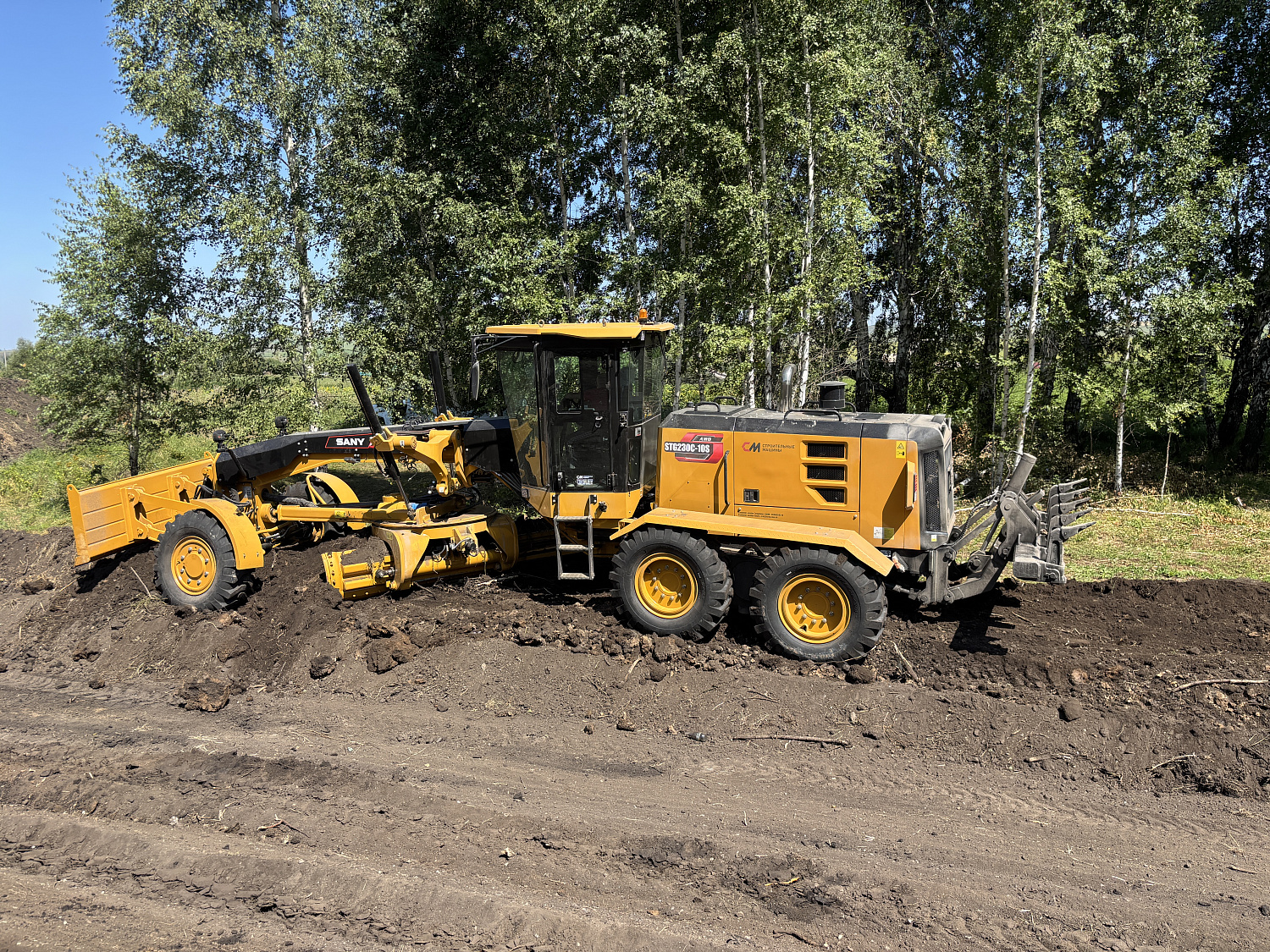 автогрейдер sany stg230c-10s awd – полноприводный 6х6 Грейдеры