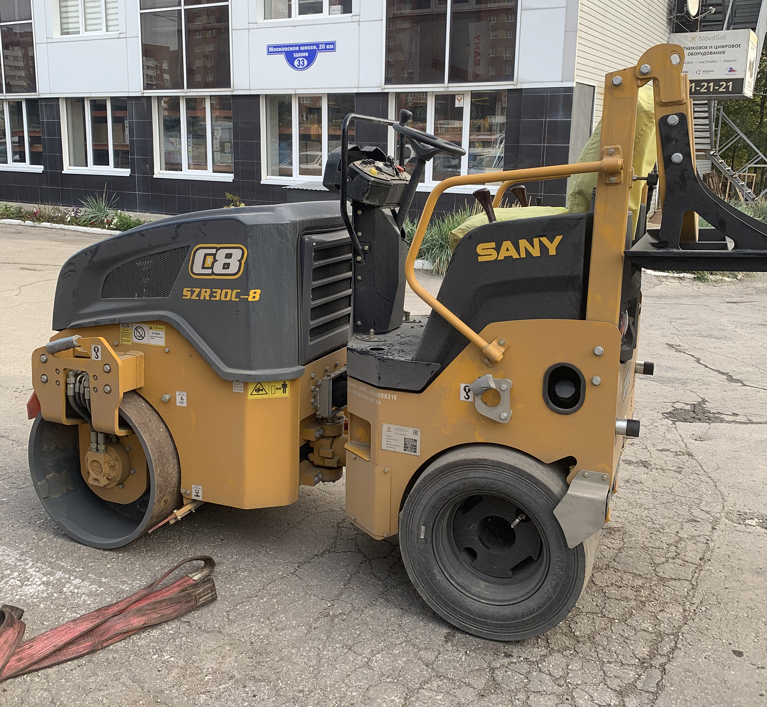 каток комбинированный двухвальцовый sany szr30c-8 Комбинированные катки