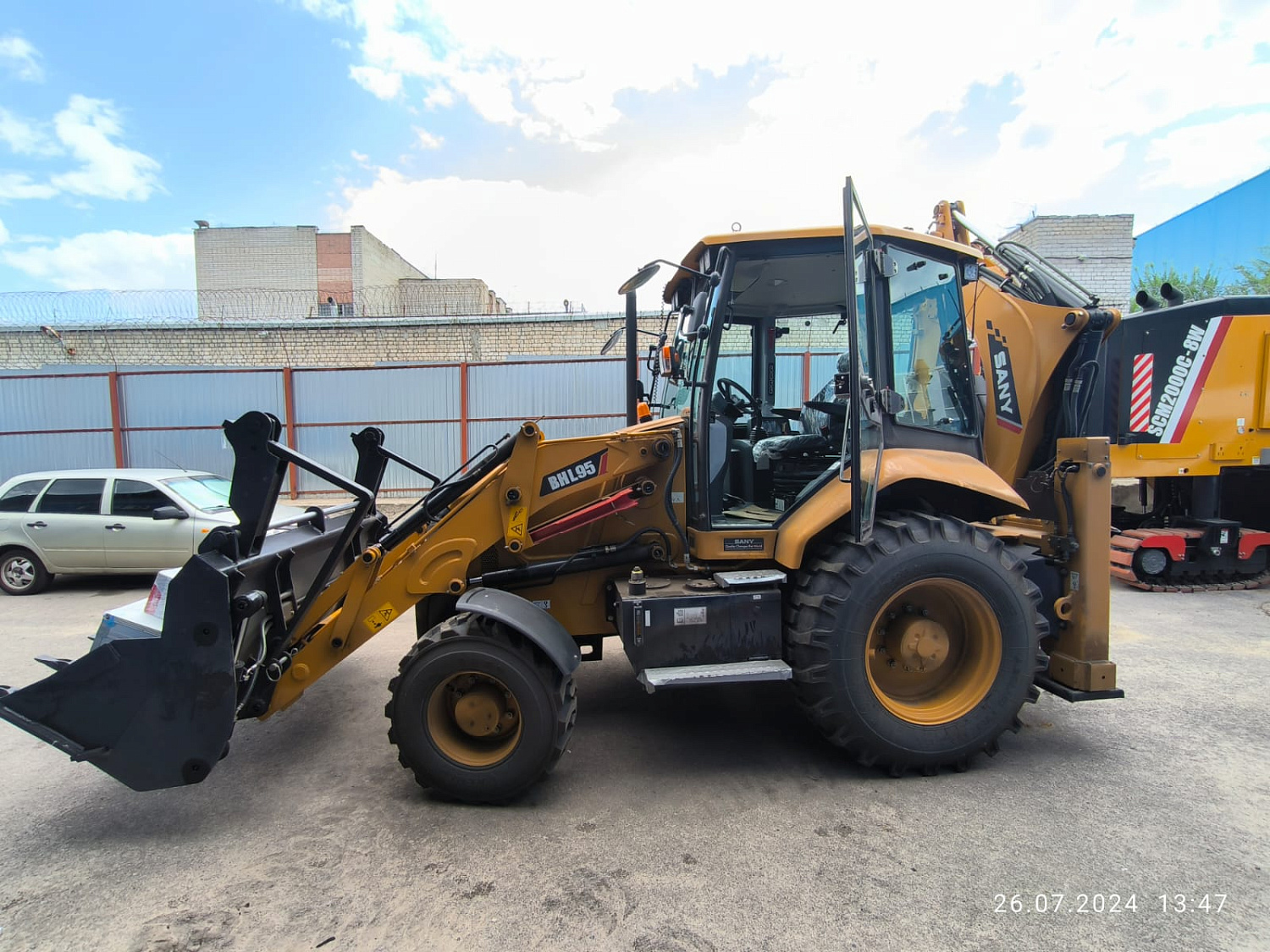 экскаватор погрузчик sany bhl 95 Экскаваторы погрузчики Sany