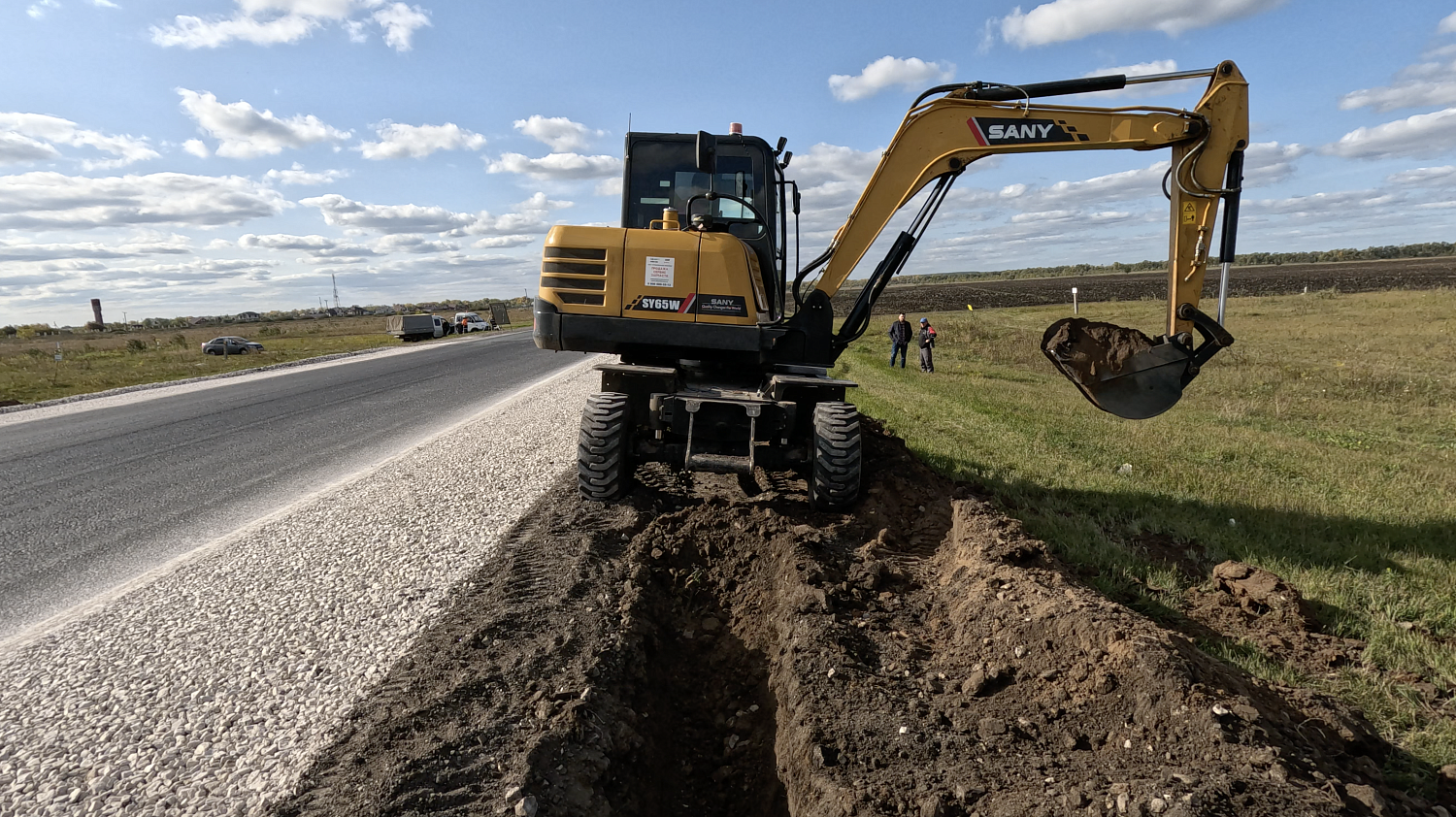 экскаватор колесный sany sy65w Колесные экскаваторы Sany