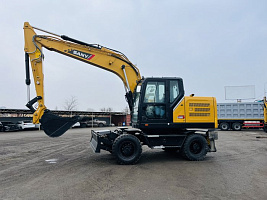 экскаватор колесный sany sy185w с аутригерами и отвалом Колесные экскаваторы Sany