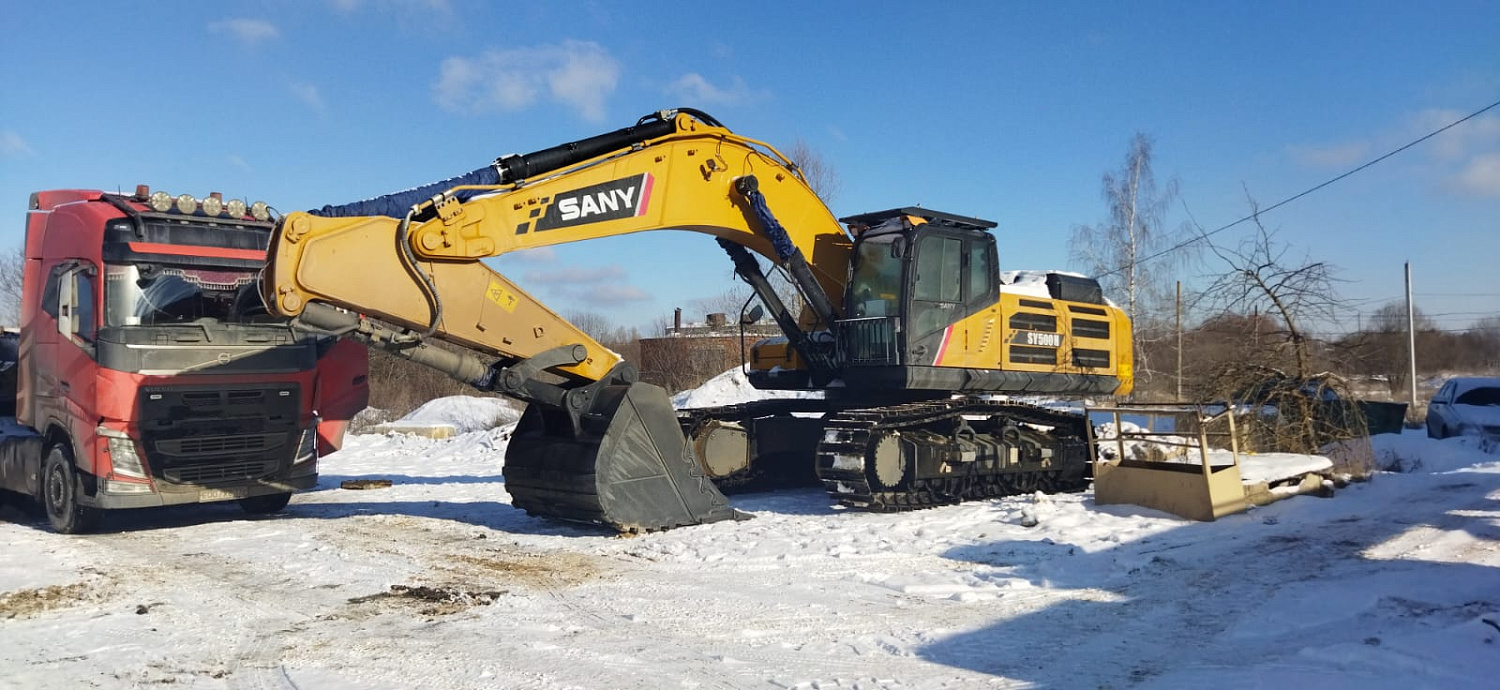 экскаватор гусеничный sany sy500h Гусеничные экскаваторы Sany