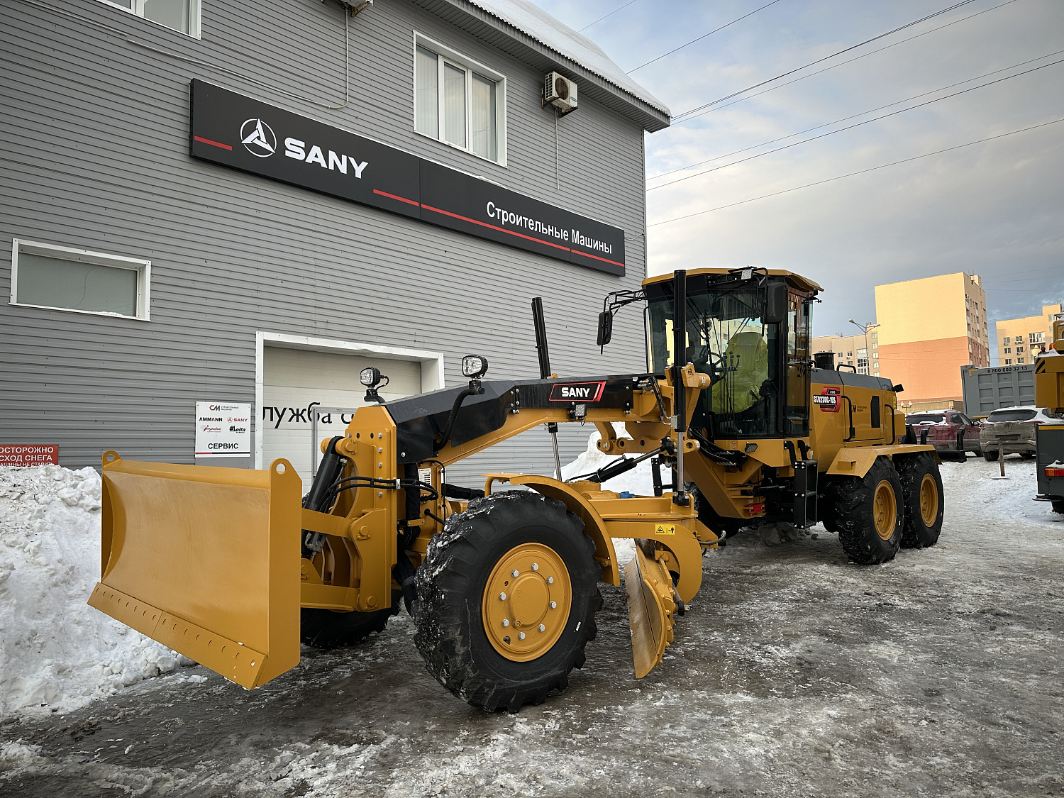 автогрейдер sany stg230c-10s awd – полноприводный 6х6 Грейдеры