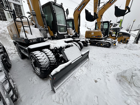 экскаватор колесный sany sy165w с аутригерами Колесные экскаваторы Sany