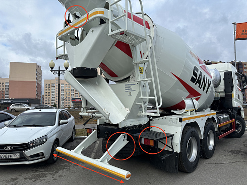 автобетоносмеситель sany sy310c-6w (v) Автобетоносмесители Sany