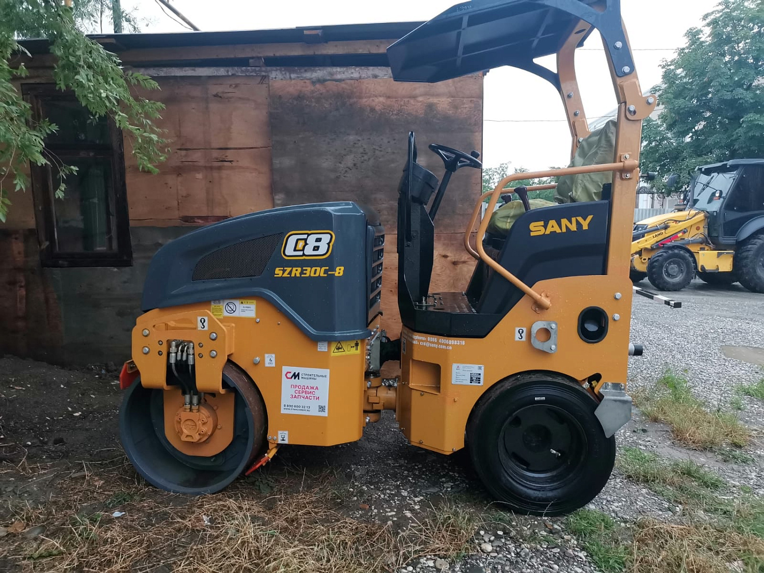 каток комбинированный двухвальцовый sany szr30c-8 Комбинированные катки