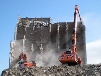 разрушитель (demolition) kocurek kuhr-65-35 Работы на высоте 34 – 35 м