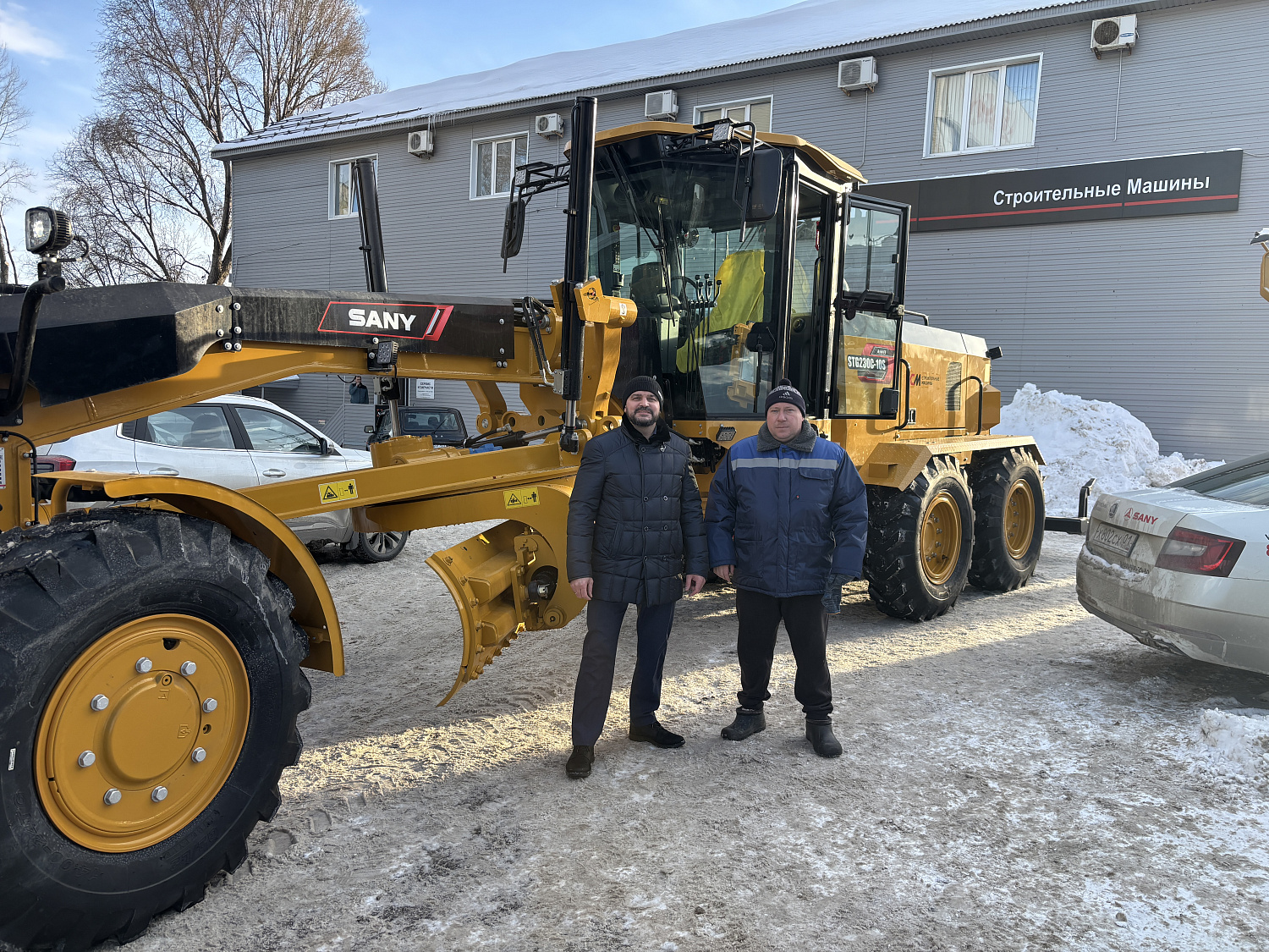 автогрейдер sany stg230c-10s awd – полноприводный 6х6 Грейдеры